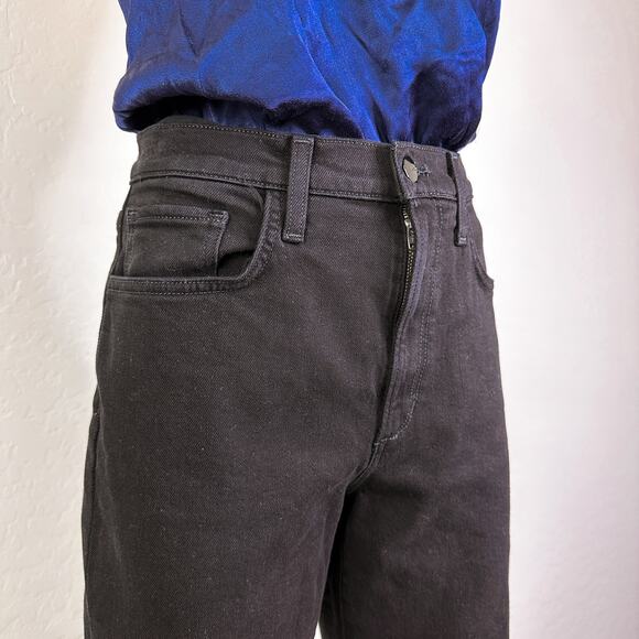 Joe's The Runway Luna High Rise Cigarette 32" Boulevard Denim Jeans Black 27 NEW - Picture 4 of 12